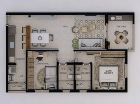 imagem 4 - APARTAMENTO À VENDA PRÓXIMO A FACULDADE UNAERP E DO NOVO SHOPPING imagem 4 - APARTAMENTO À VENDA PRÓXIMO A FACULDADE UNAERP E DO NOVO SHOPPING
